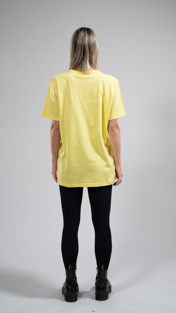 GIBBON The Call T-Shirt Unisex Organic Cotton - Yellow - GOTS - Gibbon Slacklinesslackline #gibbonslacklines