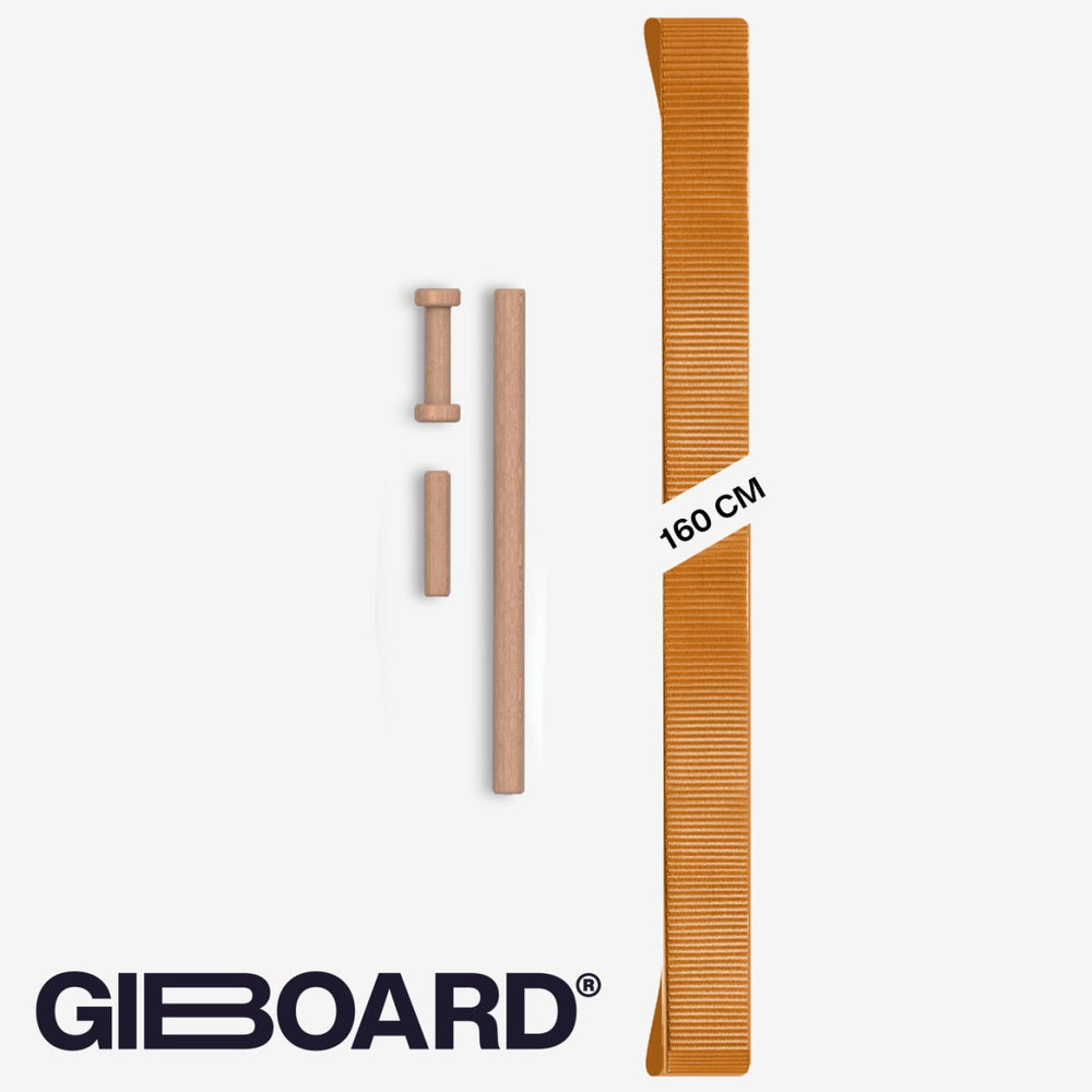 GIBOARD Set- Play White/Orange - Gibbon Slacklinesslackline #gibbonslacklines